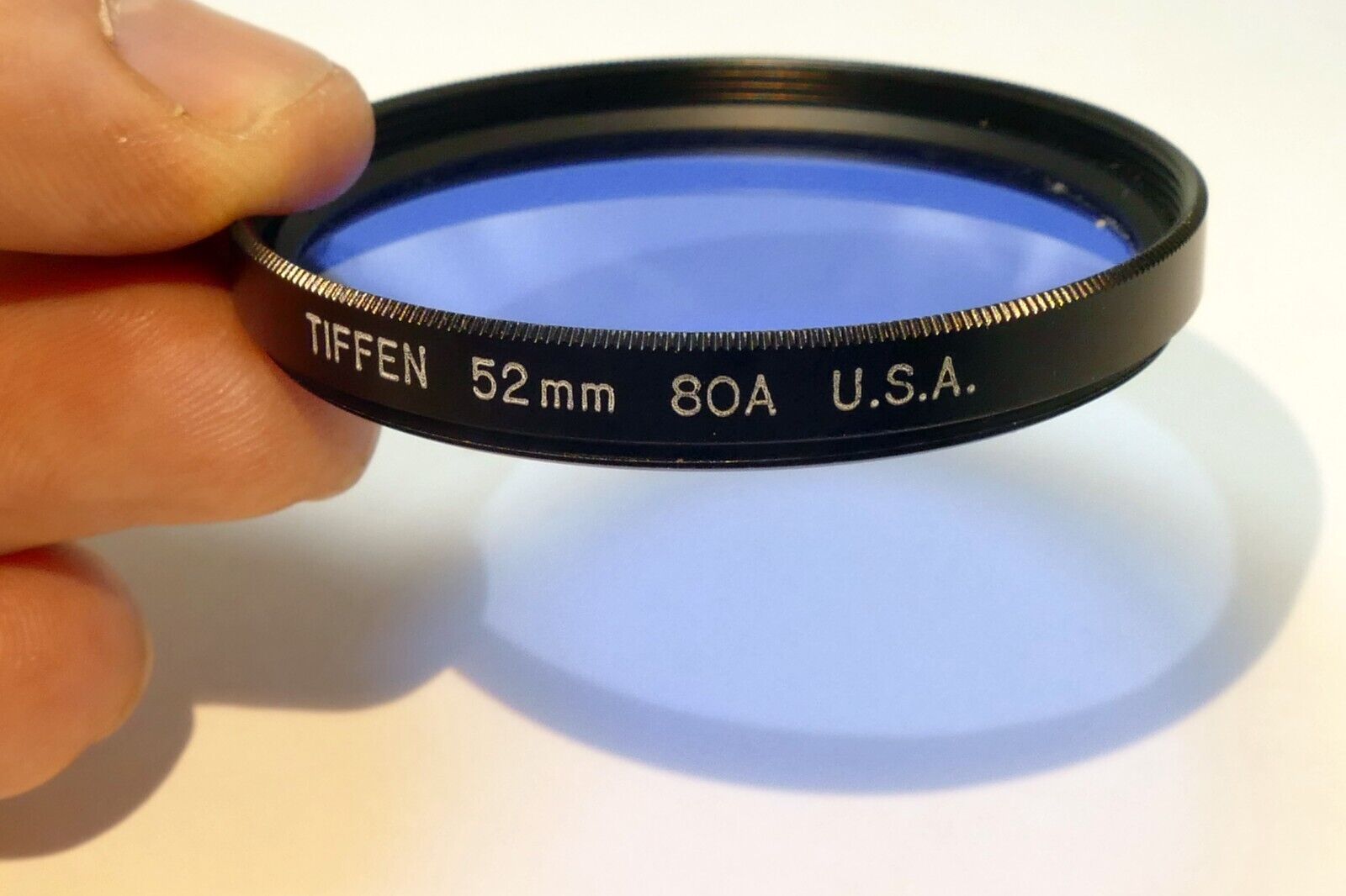 TIFFEN 52mm Filter 80A  made in USA Blue cooling from 3200K to 5500K