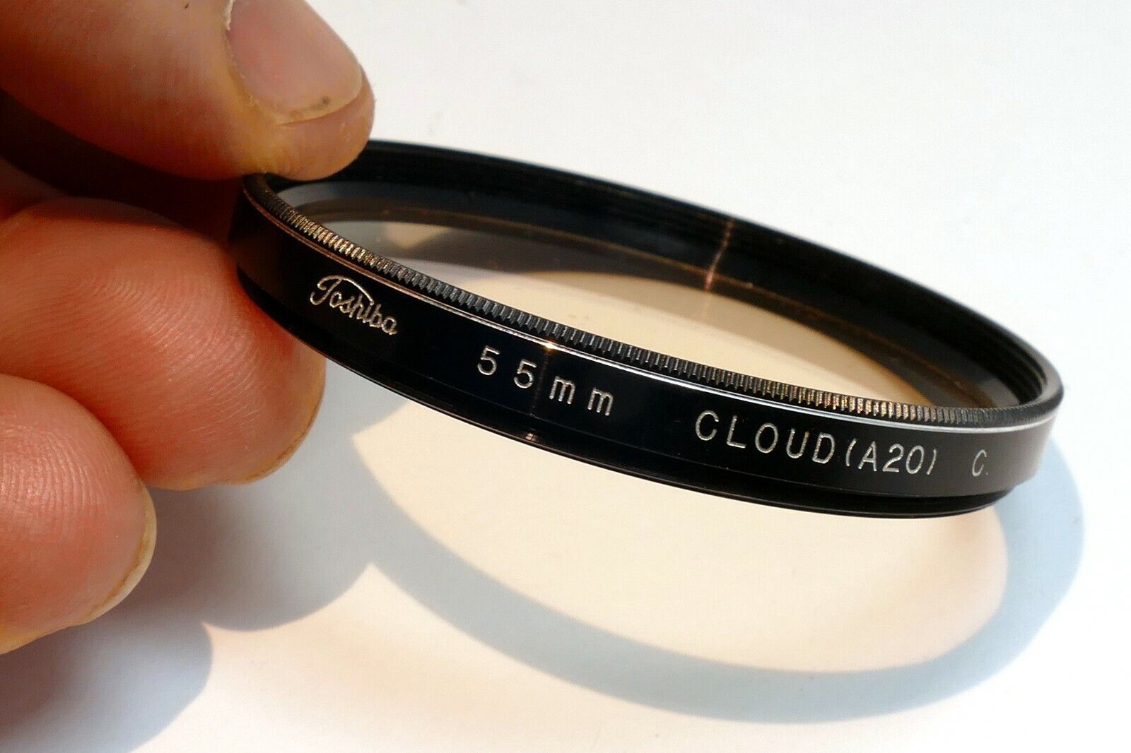 Toshiba  55mm Filter Cloud A20 81C  light amber worming made in Japan