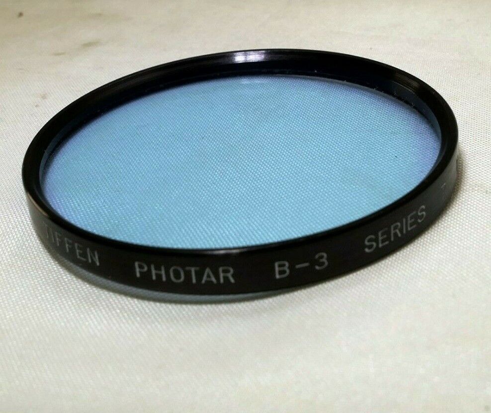 Tiffen Photar B-3 50.5mm OD SERIES 7 VII Filter (drop in type) cooling blue