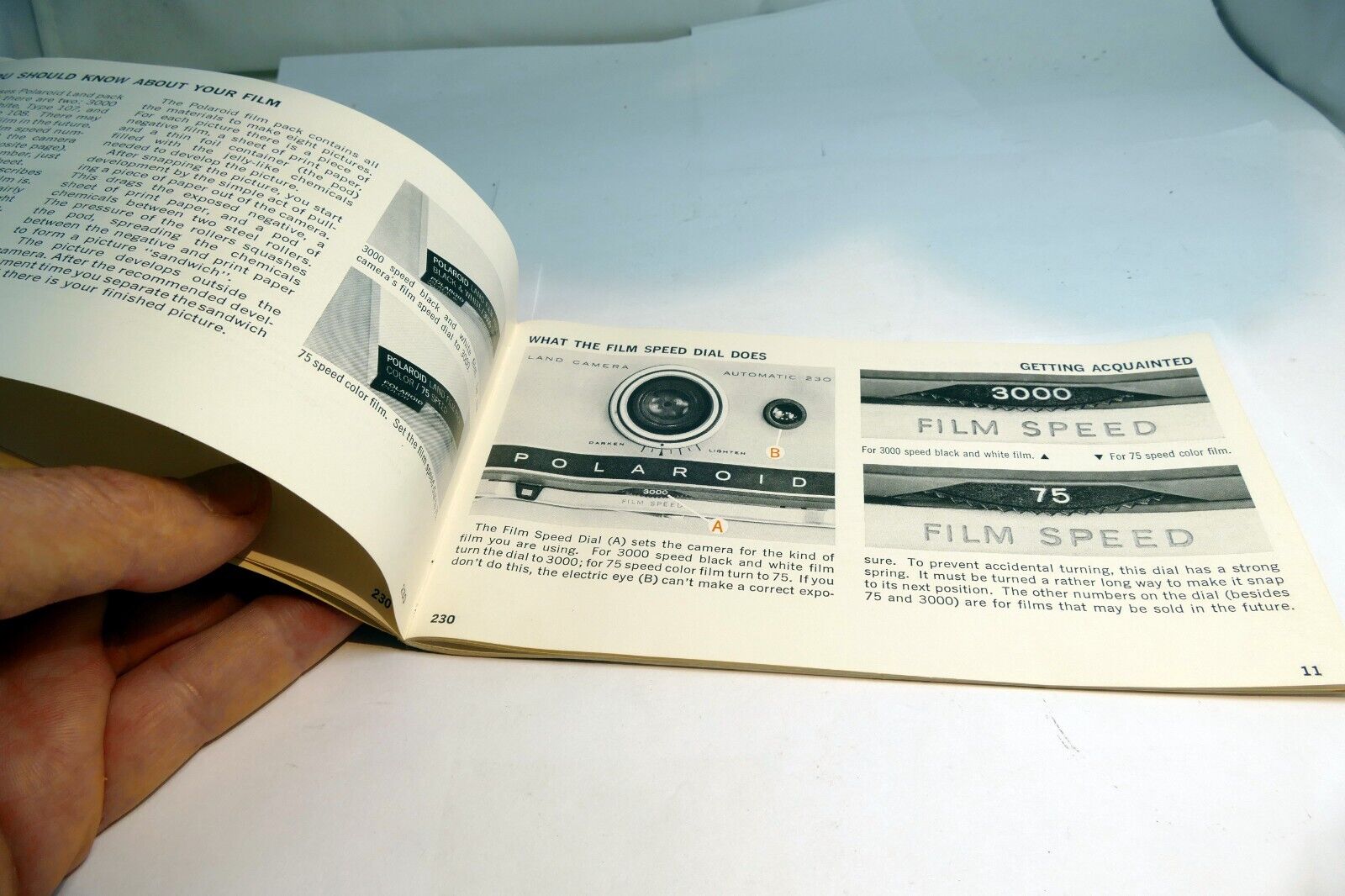 Polaroid 230 Automatic Land  Camera  instructions Guide Manual English