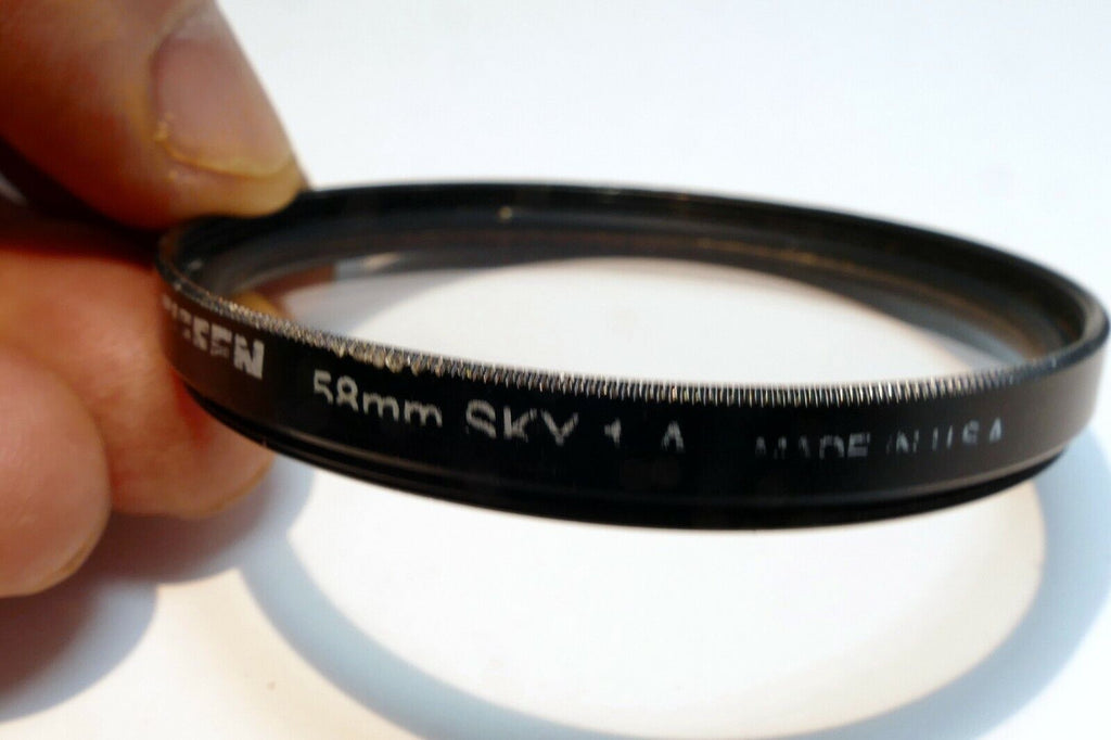 Tiffen Sky 1A 58mm Filter Skylight A-1  made in USA