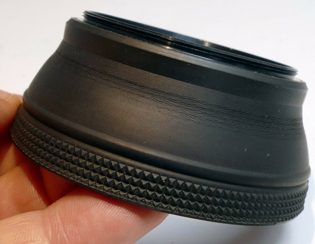55mm Rubber Hood shade telephoto  collapsible double threaded