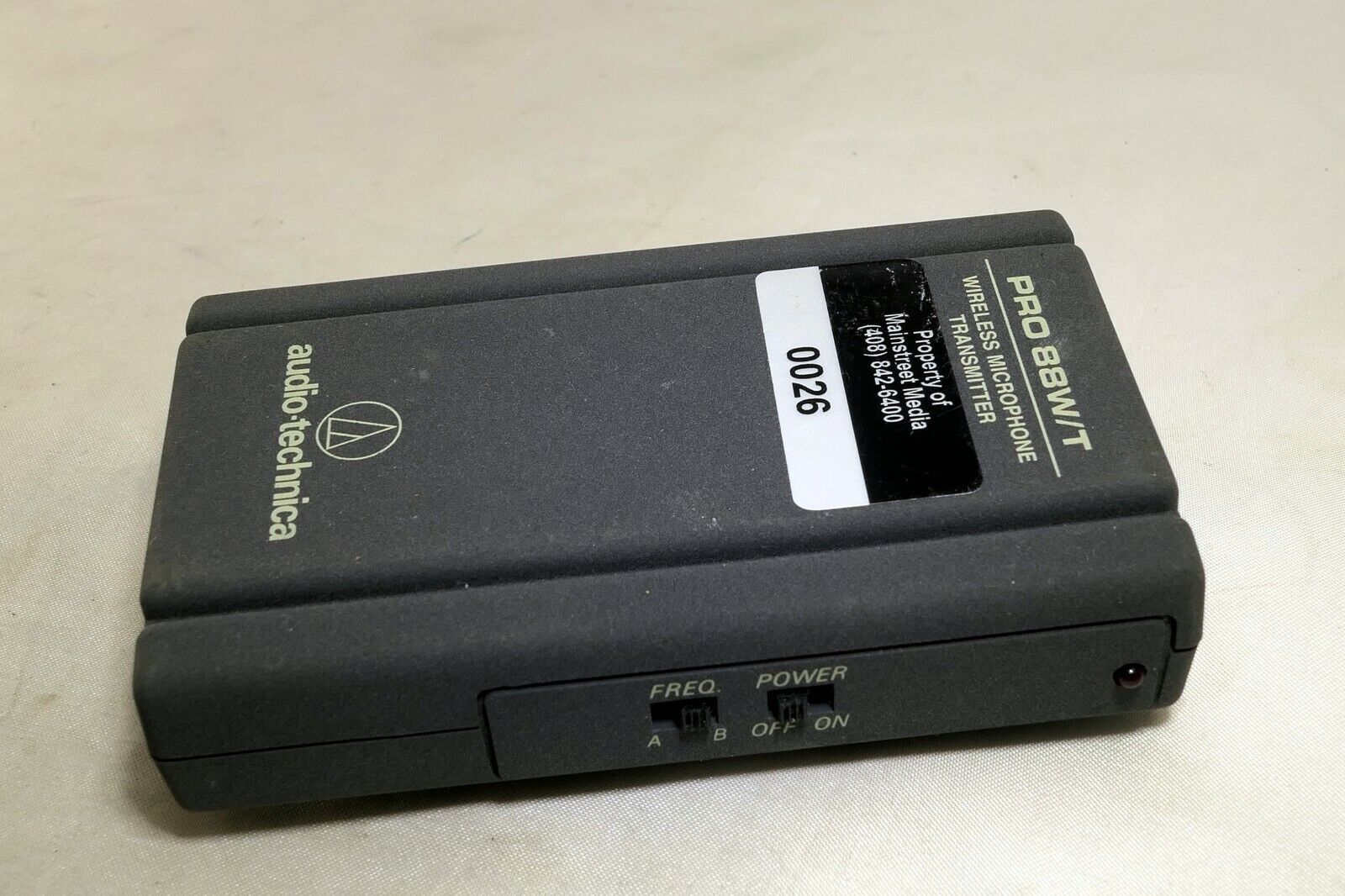 AUDIO-TECHNICA PRO 88W/T WIRELESS MICROPHONE TRANSMITTER for mic