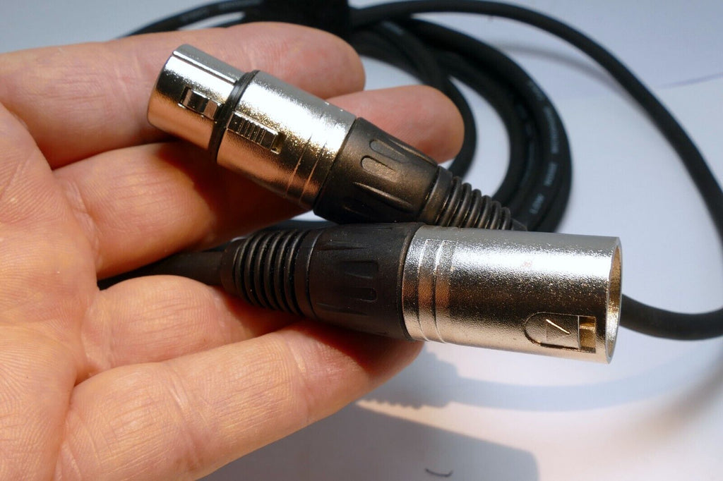 XLR M-F Male to Female 3 pin Audio Cable  9 feet extension adapter Low Noise Pro