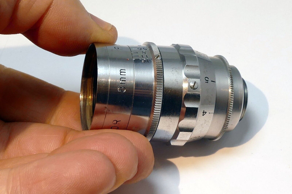 Teleamcon 38mm 1 1/2 INCH F1.9 TELEPHOTO 8MM Lens for 8mm MOVIE CINE C