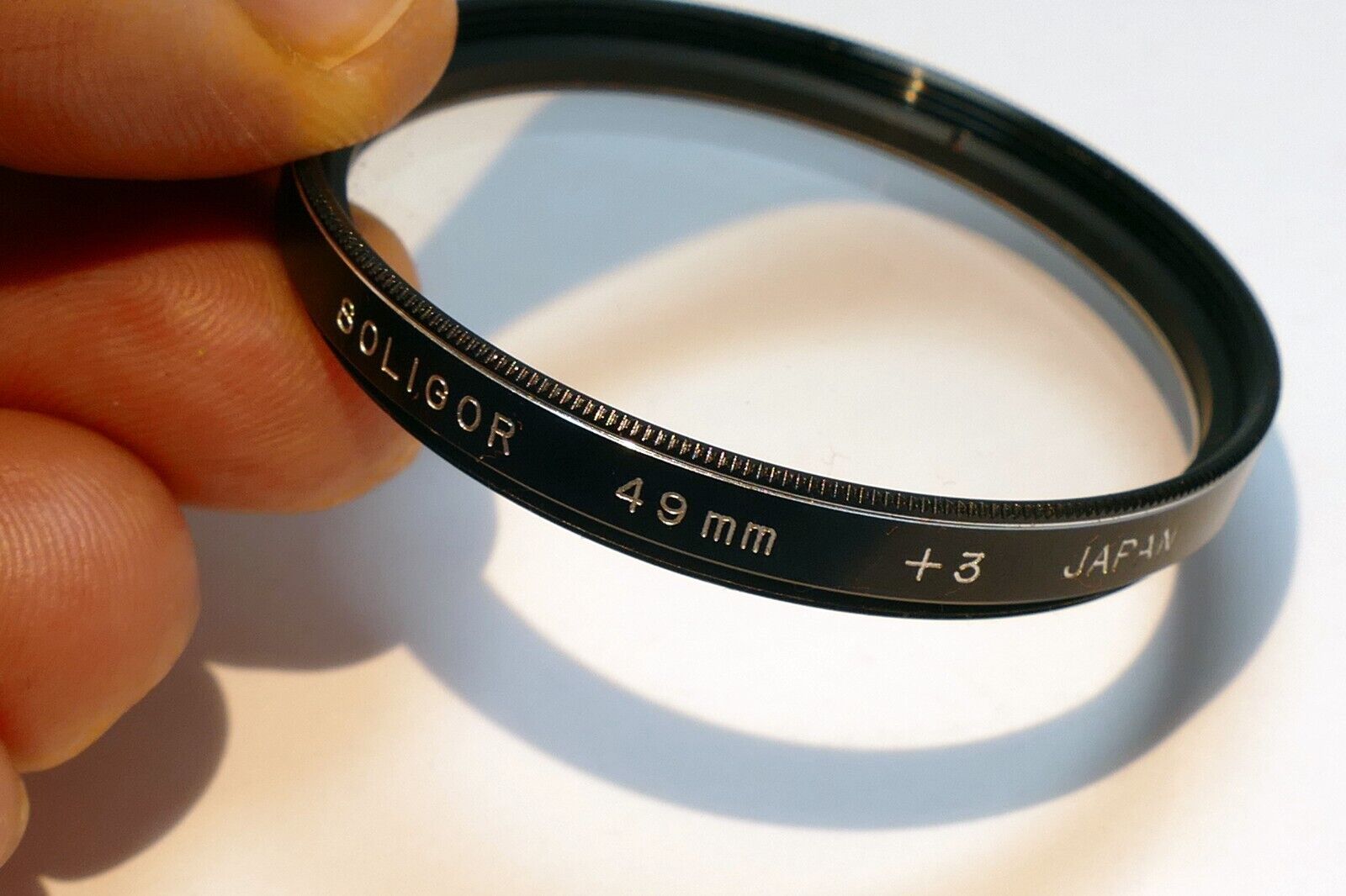 Soligor 49mm Lens Filter +3 Macro close-up lens X 3
