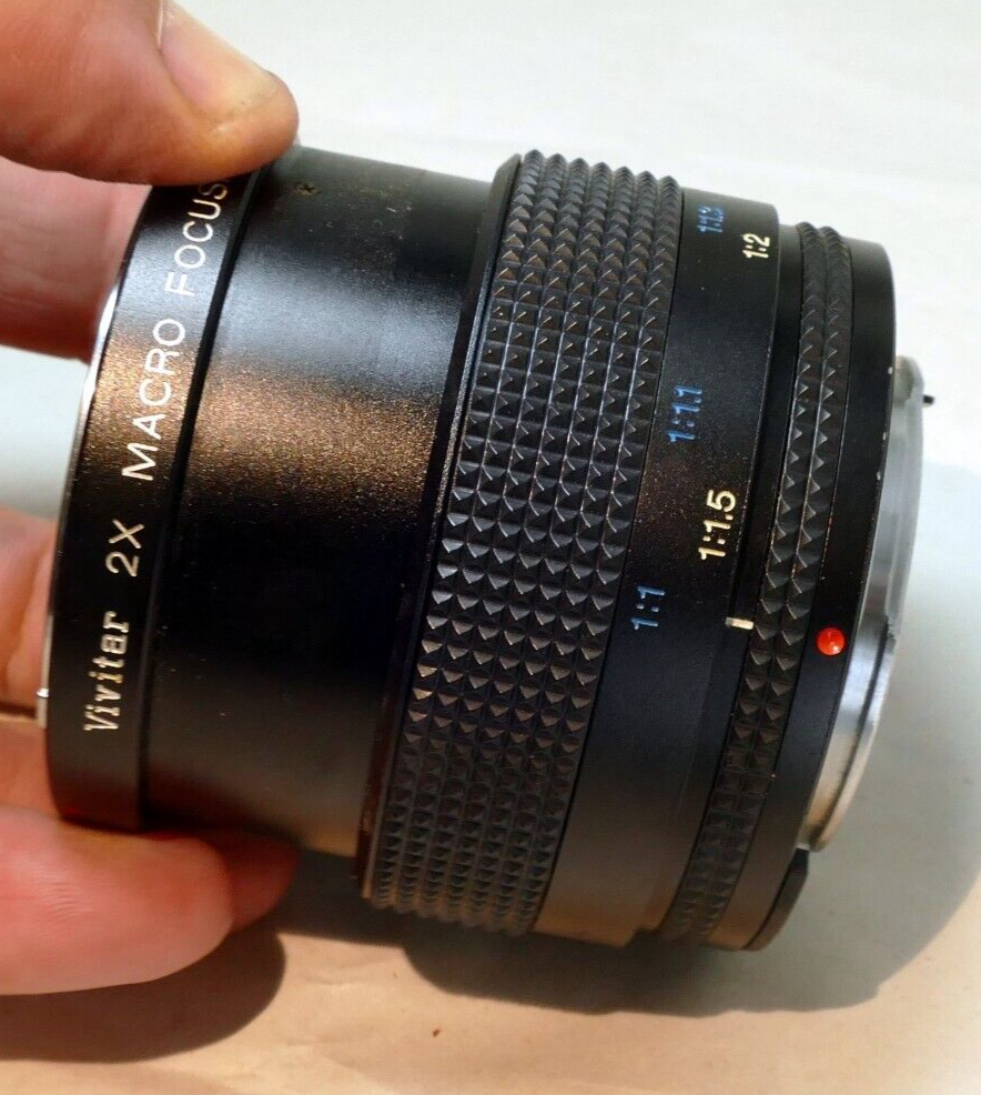 Vivitar 2X Lens lens Teleconverter for Nikon Ai mount - Macro Focusing