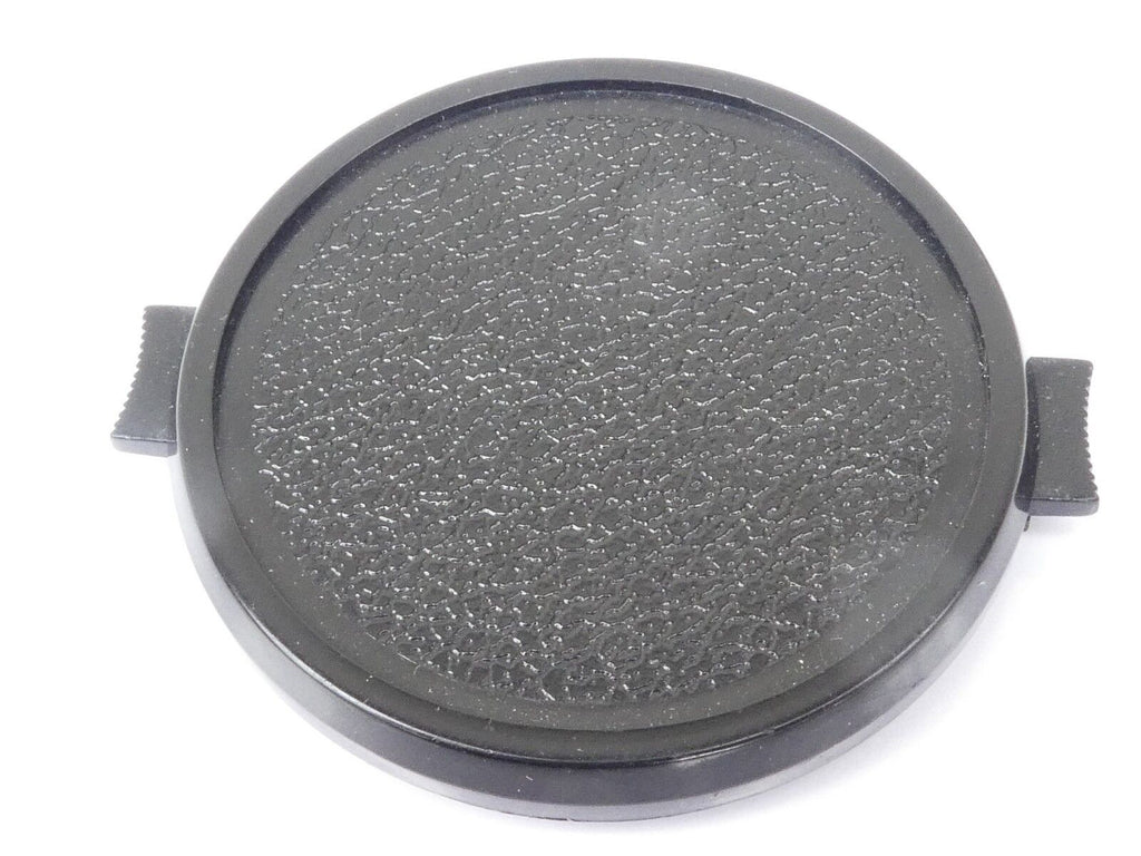 Used 49mm Lens Front Cap Black snap-on type made in Taiwan plastic