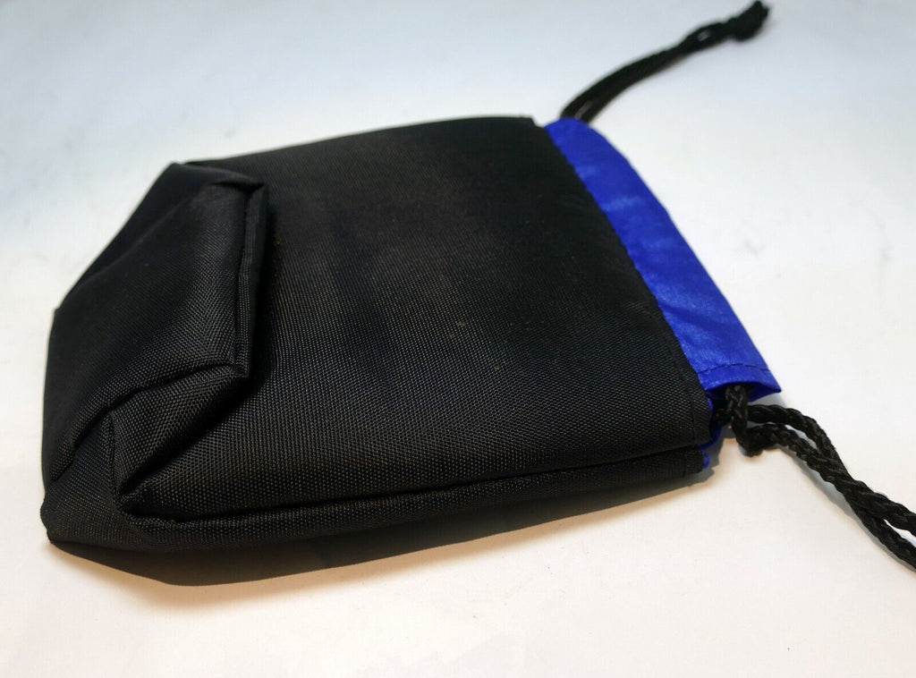 Soft nylon case for 50mm f1.4 18-55mm lenses  black-blue