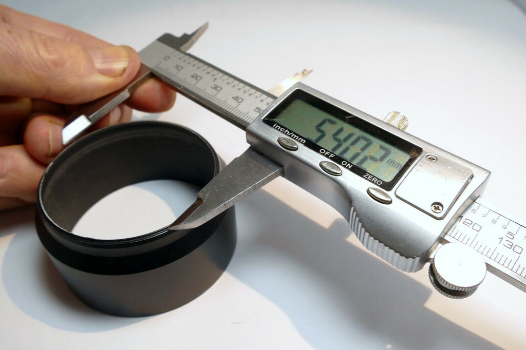 Metal LENS Hood Shade damaged missing threads 54mm ID