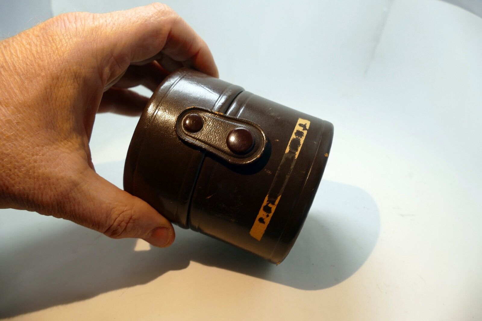 NIKON Nippon Kogaku Leather Hard Case for 28mm f2.8 f3.5 lens fits 50mm f1.8