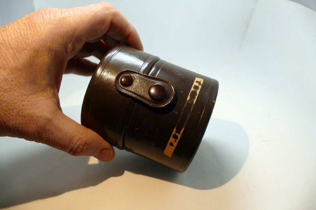 NIKON Nippon Kogaku Leather Hard Case for 28mm f2.8 f3.5 lens fits 50mm f1.8