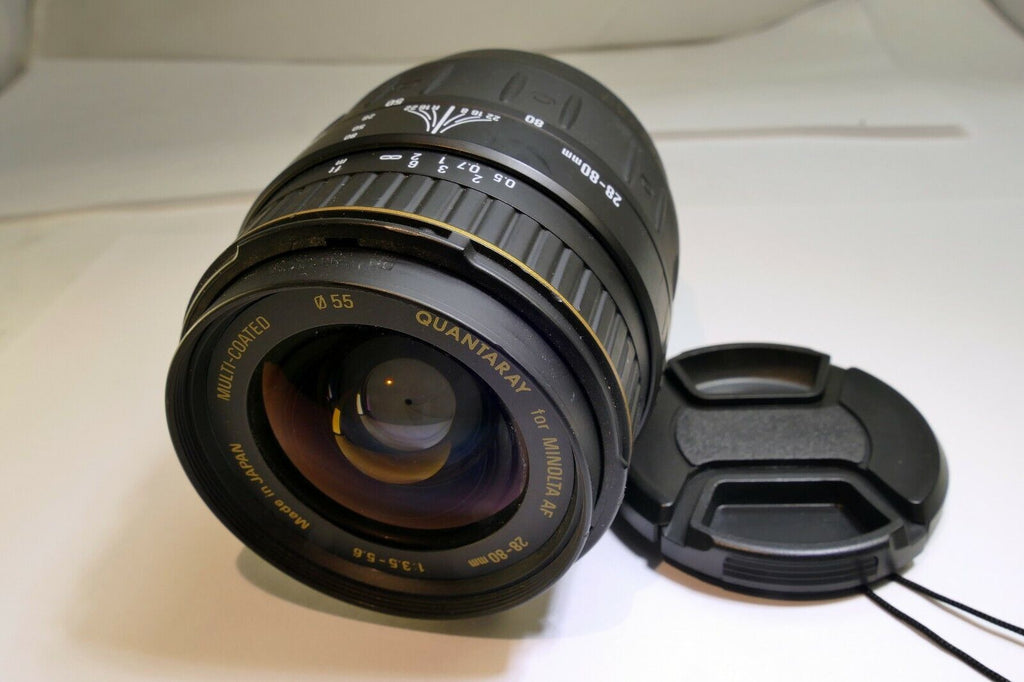 Quantaray 28-80mm f3.5-5.6 AF Lens For Minolta/Sony α37 α58 α68 230