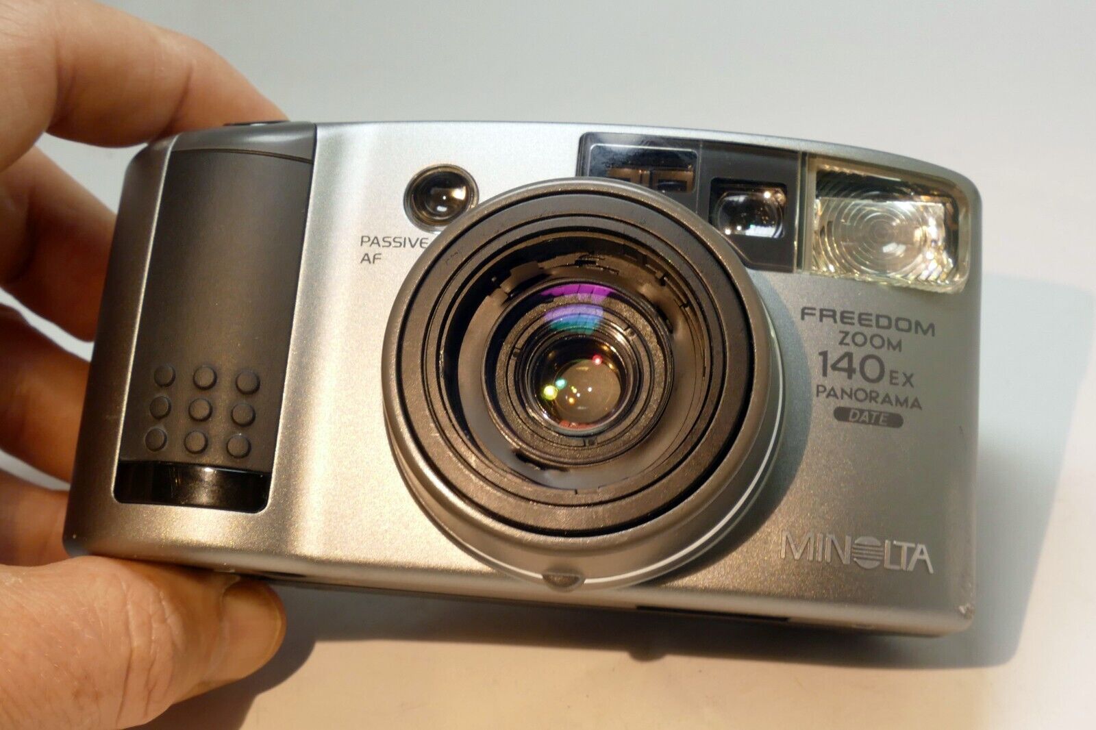 Minolta Freedom Zoom Panorama 140EX Point Shoot 35mm Film Camera AS IS untested