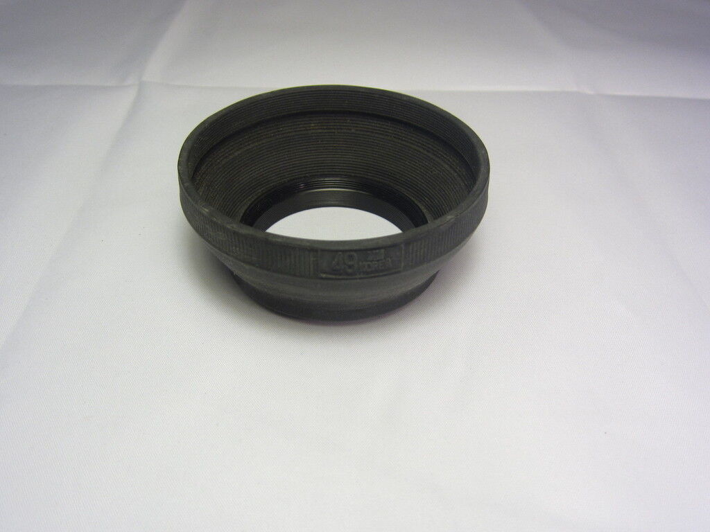 Telephoto Genreic Brand Rubber Lens Hood 49mm Made in Korea 6215032
