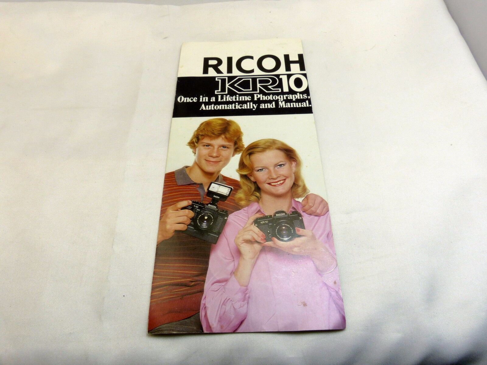 Ricoh KR10 Camera Brochure  (EN) English vintage 1982