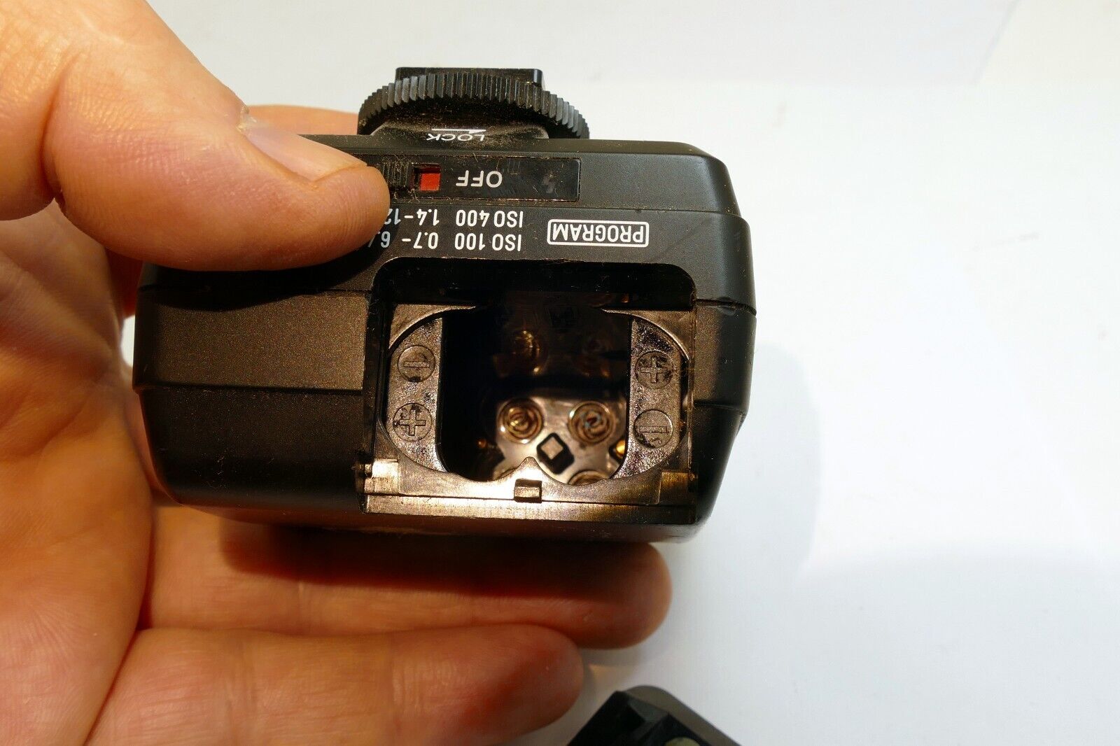 Minolta Maxxum 1800 AF flash - not working corrosion - AS IS parts