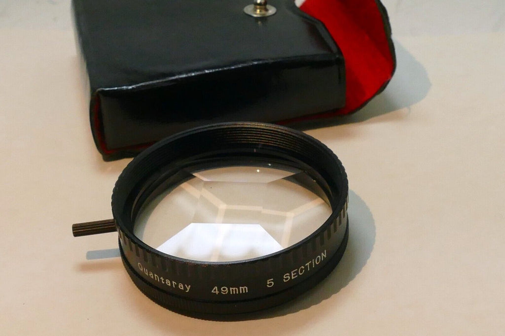 Quantaray  49mm Lens Filter 5 Section special effect multi-vision image