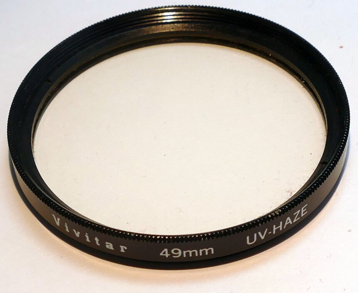 Vivitar 49mm Lens Filter  UV-Haze made in Japan