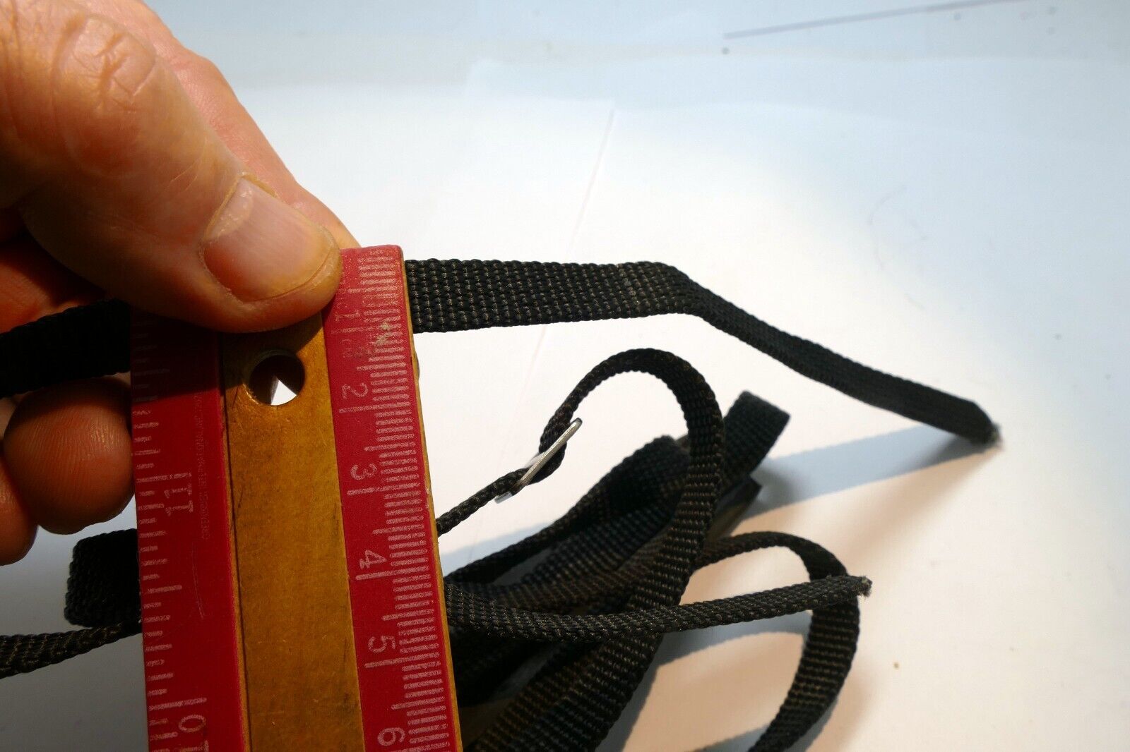 Canon AE-1 F1 A1  Camera Shoulder Strap Black 1cm narrow   - Genuine OEM vintage