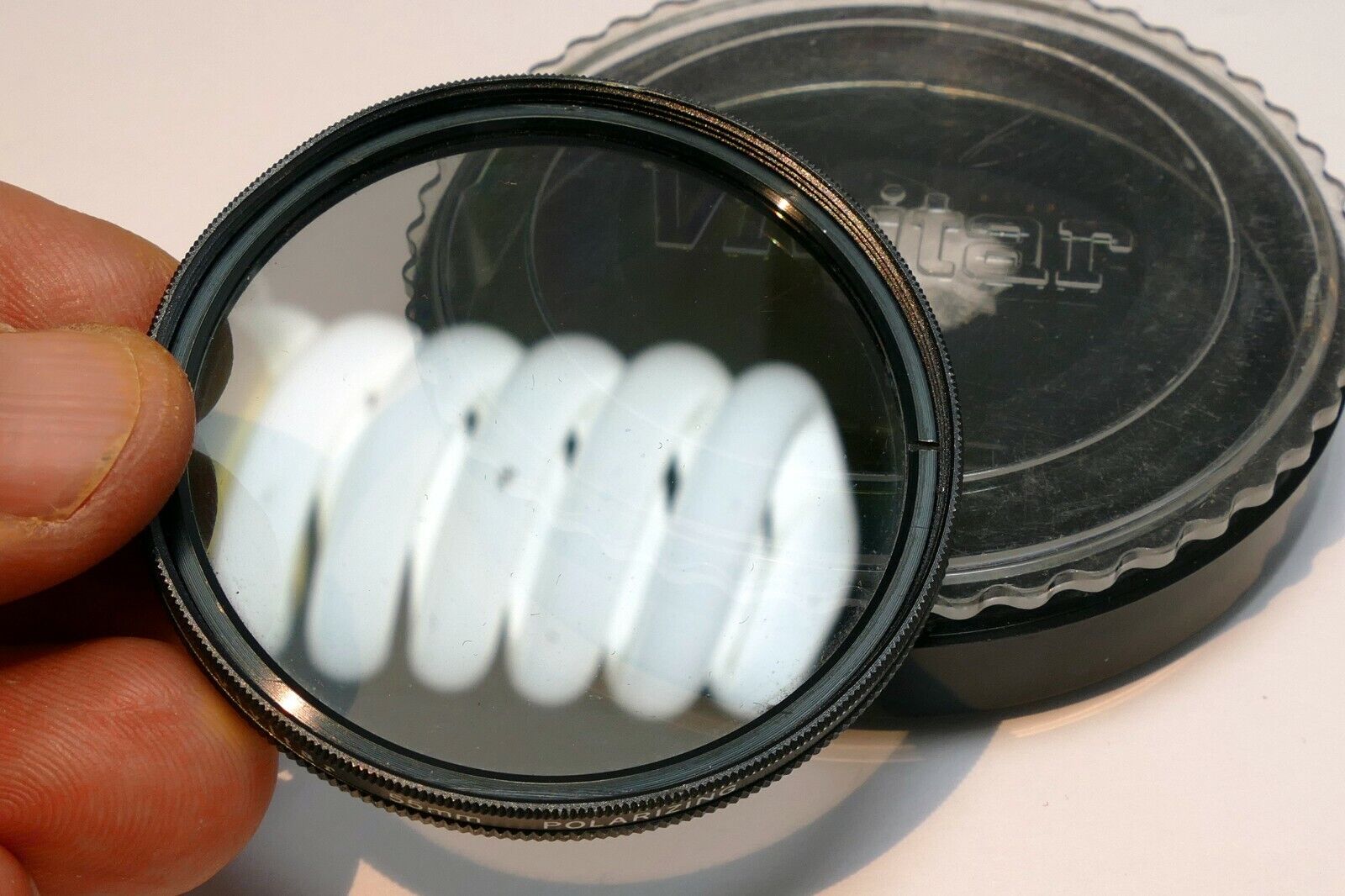 Vivitar 55mm Filter Polarizing Polar PL linear low profile for wide angle Japan