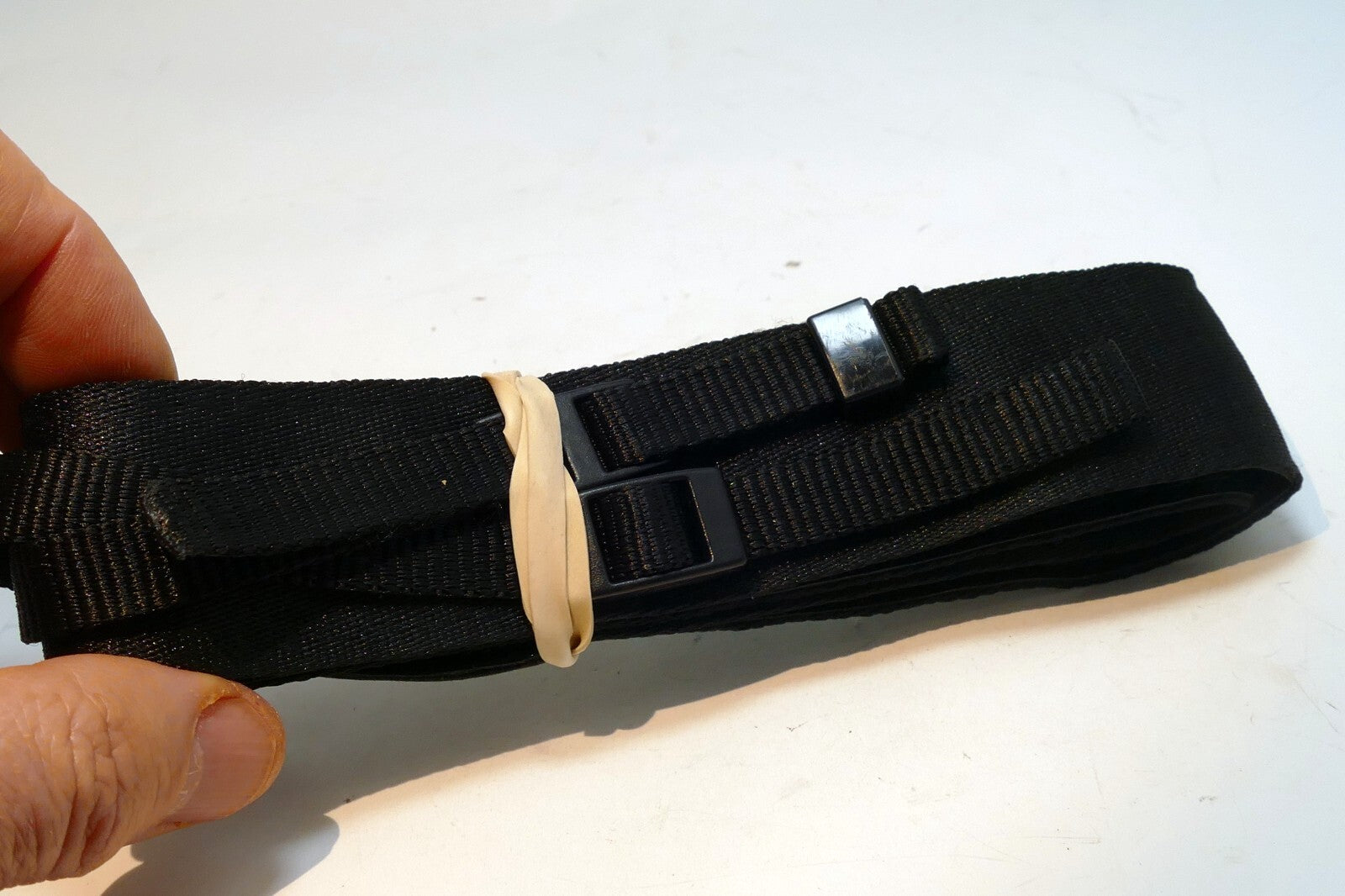 Olympus OM-1 System Neck Shoulder Strap 1.5" wide Gray-Black sturdy camera - OEM