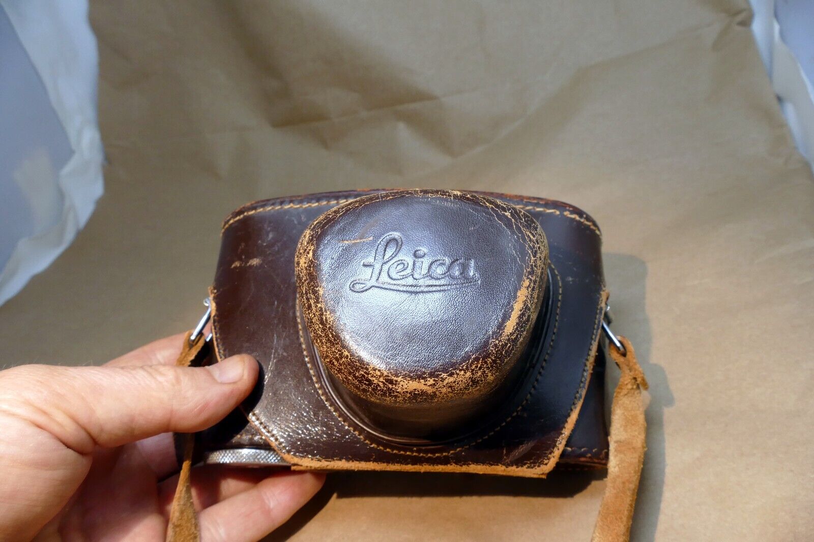 Leica Leitz Wtzlar Leather Camera Case  for Leica M1 MII Rangefinder - OEM