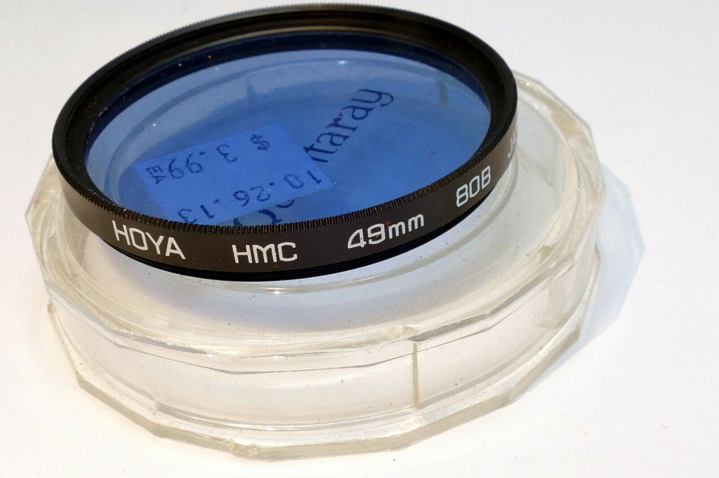 Hoya  HMC 80B 49mm Filter  Blue multi-coated