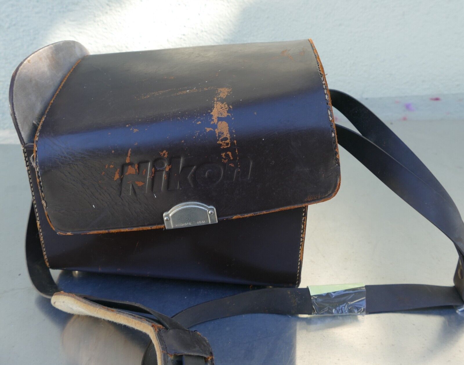 Nikon Medical Nikkor Lens Leather Case Camera vintage Genuine 200mm - parts