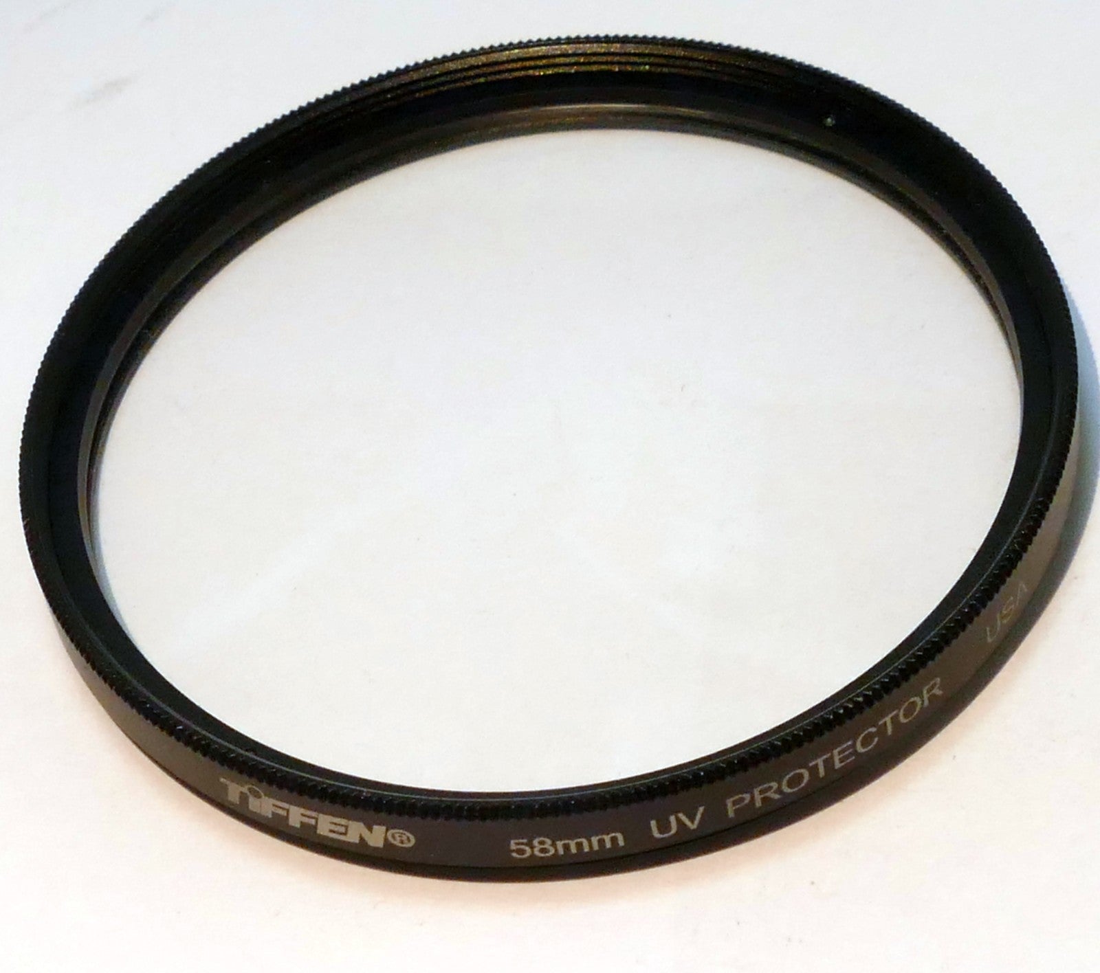Tiffen 58mm UV protector Filter made in USA -  near mint condition