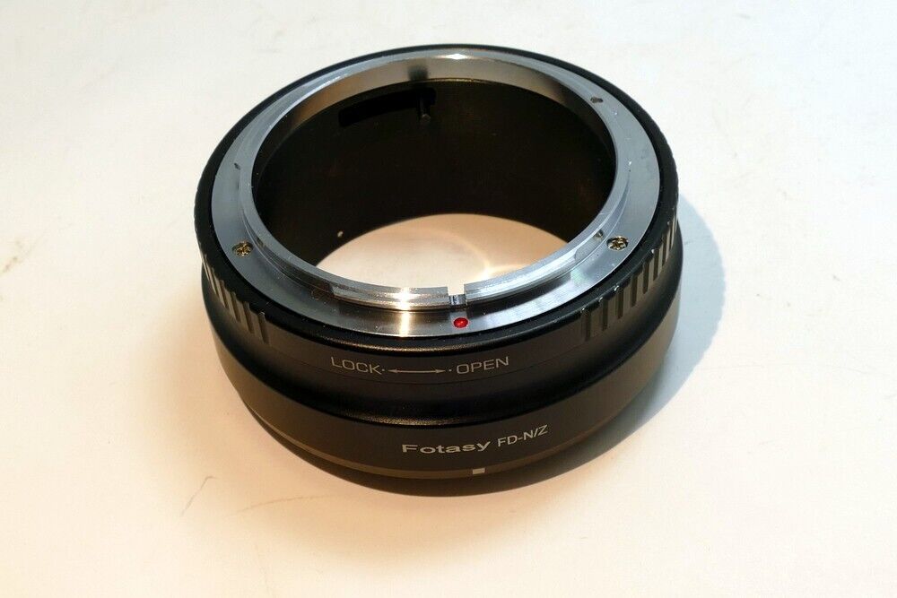 Canon FD FL Lens mount adapter to Nikon Z 6 7 Full frame Mirrorless Camera