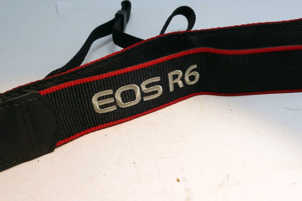 Canon EOS R6  SLR Digital Camera Neck Shoulder Strap -   Black -  Genuine OEM