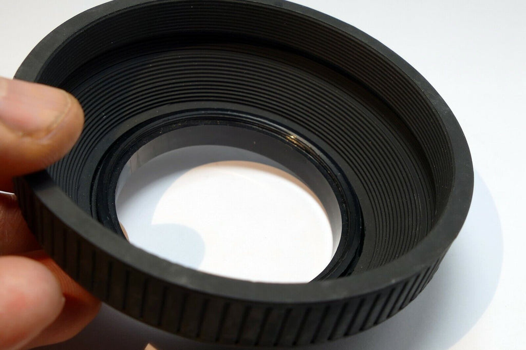 58mm rubber Lens Hood Shade collapsible double threaded short