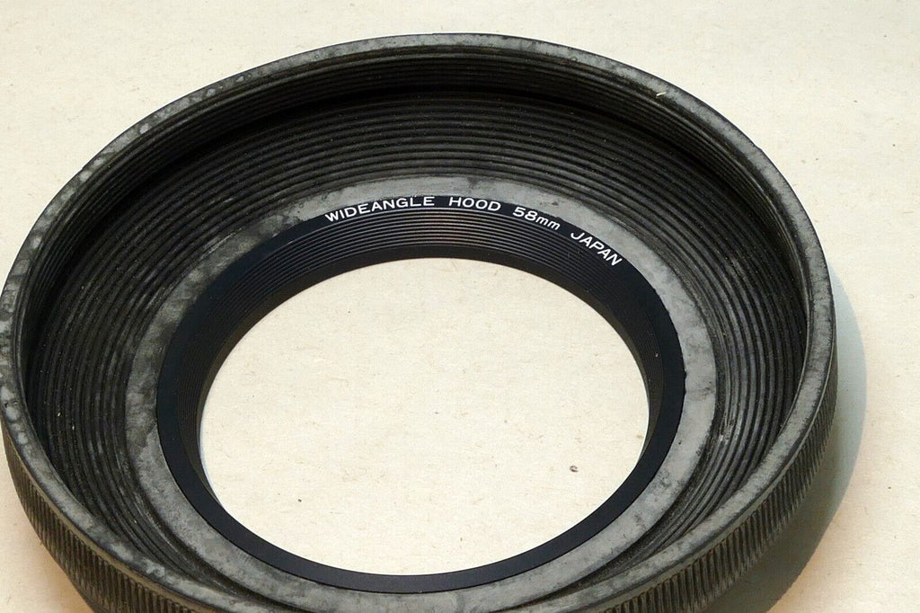 58mm Rubber collapsible Lens Hood Shade for 24mm f2 wide angle