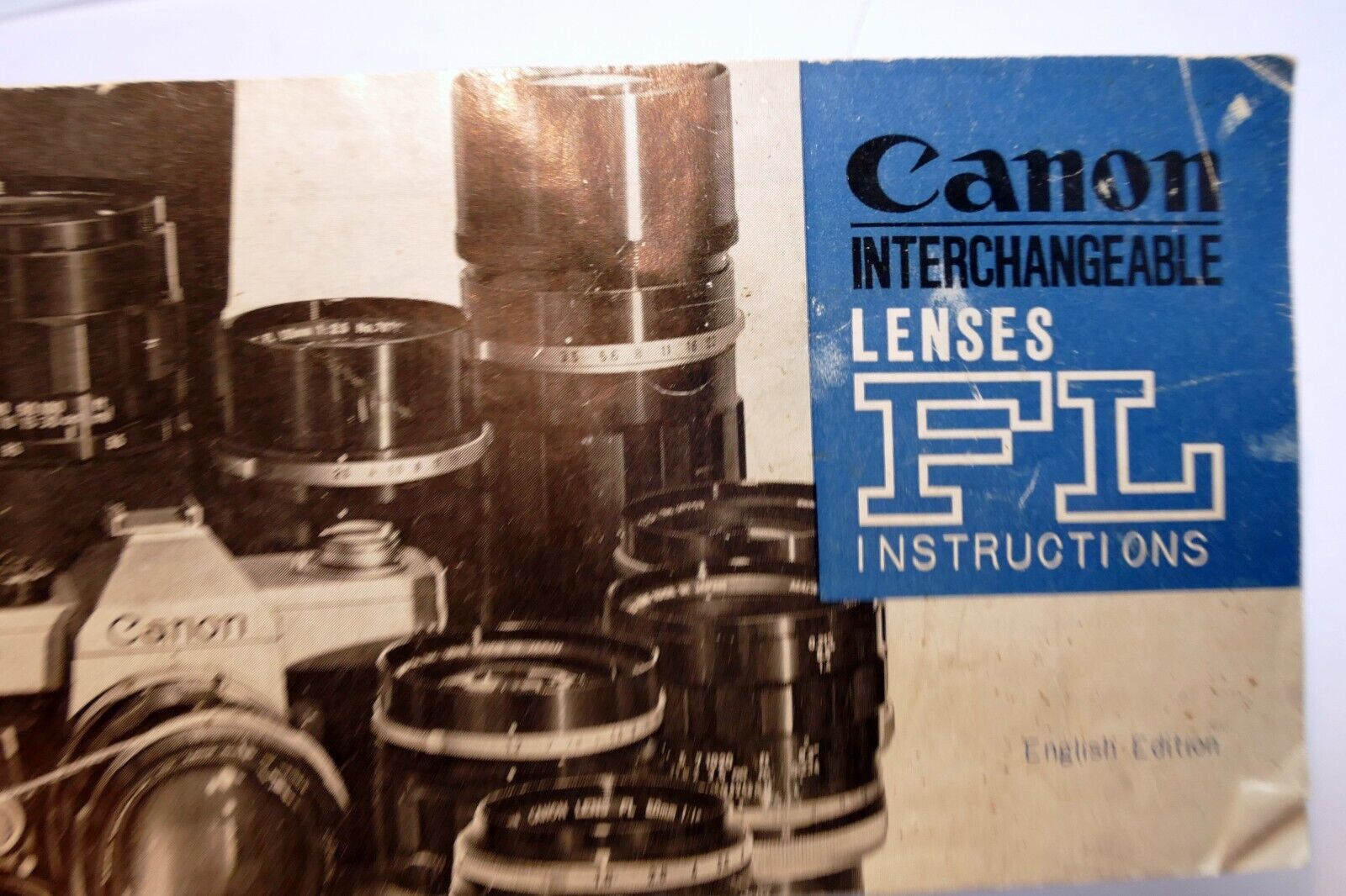 Canon FL lens Sales Brochure Accessory guide