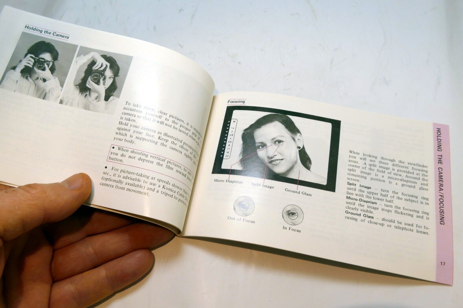 Konica FS-1 Camera guide instruction manual  1980