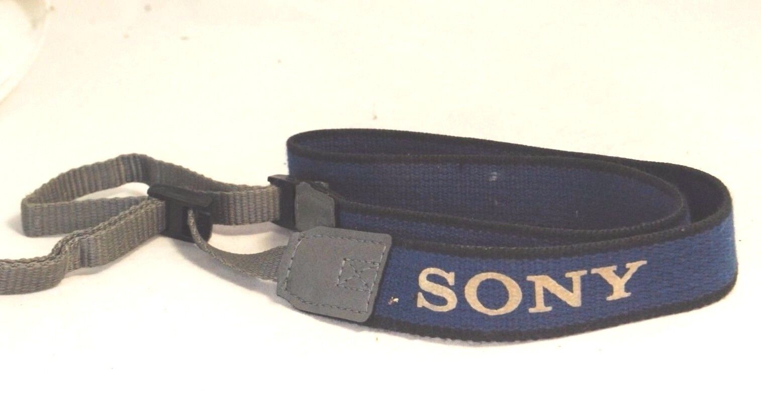 Sony Blue Grey Shoulder Neck Strap for camcorder Genuine PD170 150 S2000