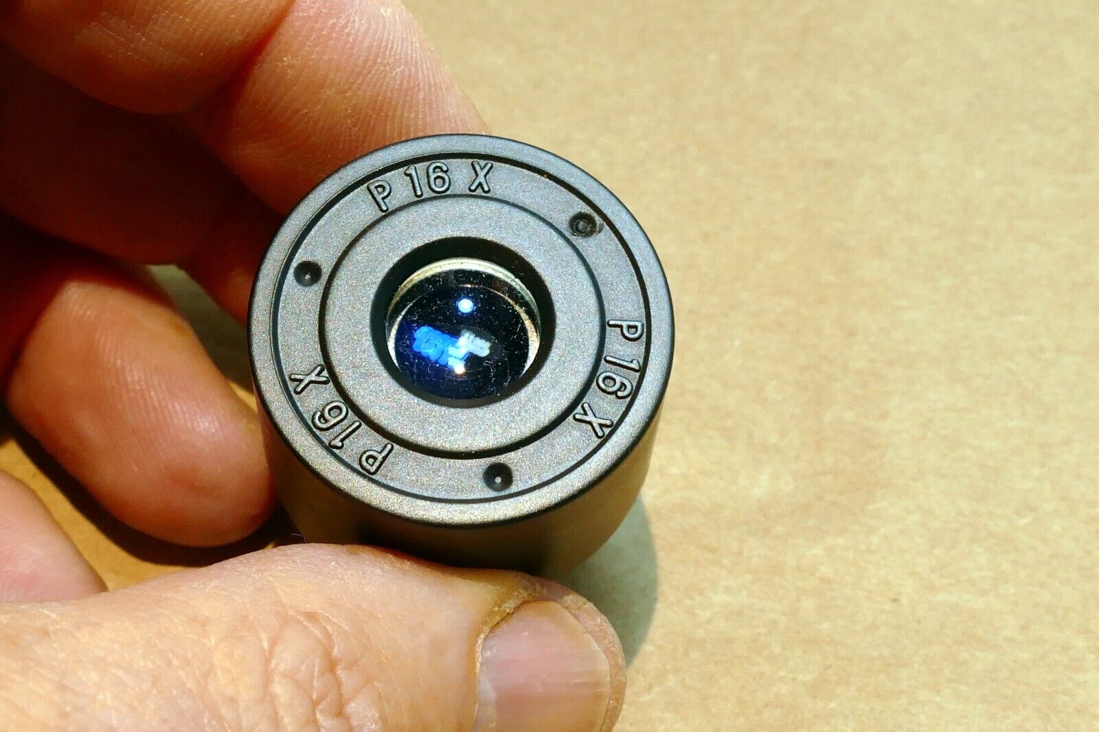 P16x Objective Microscope Eye Piece, 1-5/8'' Oal X 7/8'' W
