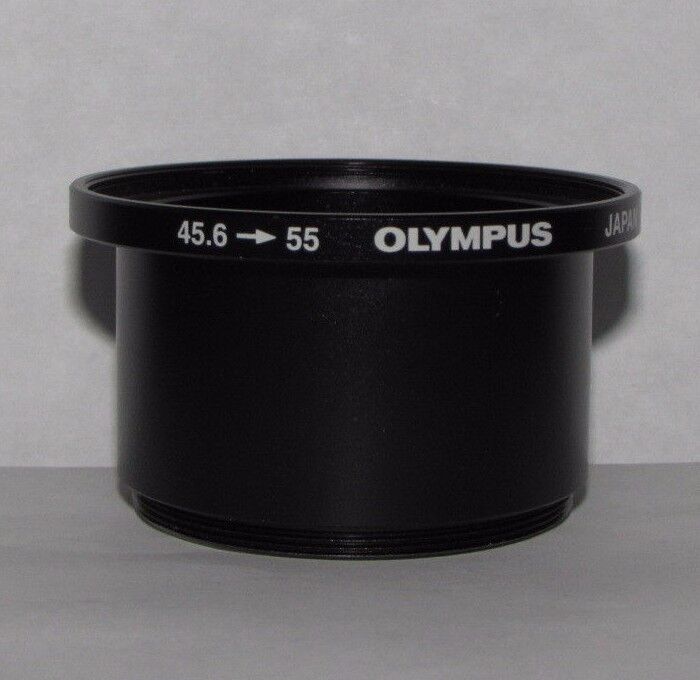 Used Olympus 45.6mm to 55mm 45.6-55mm Lens Step-up Ring adapter filter rim