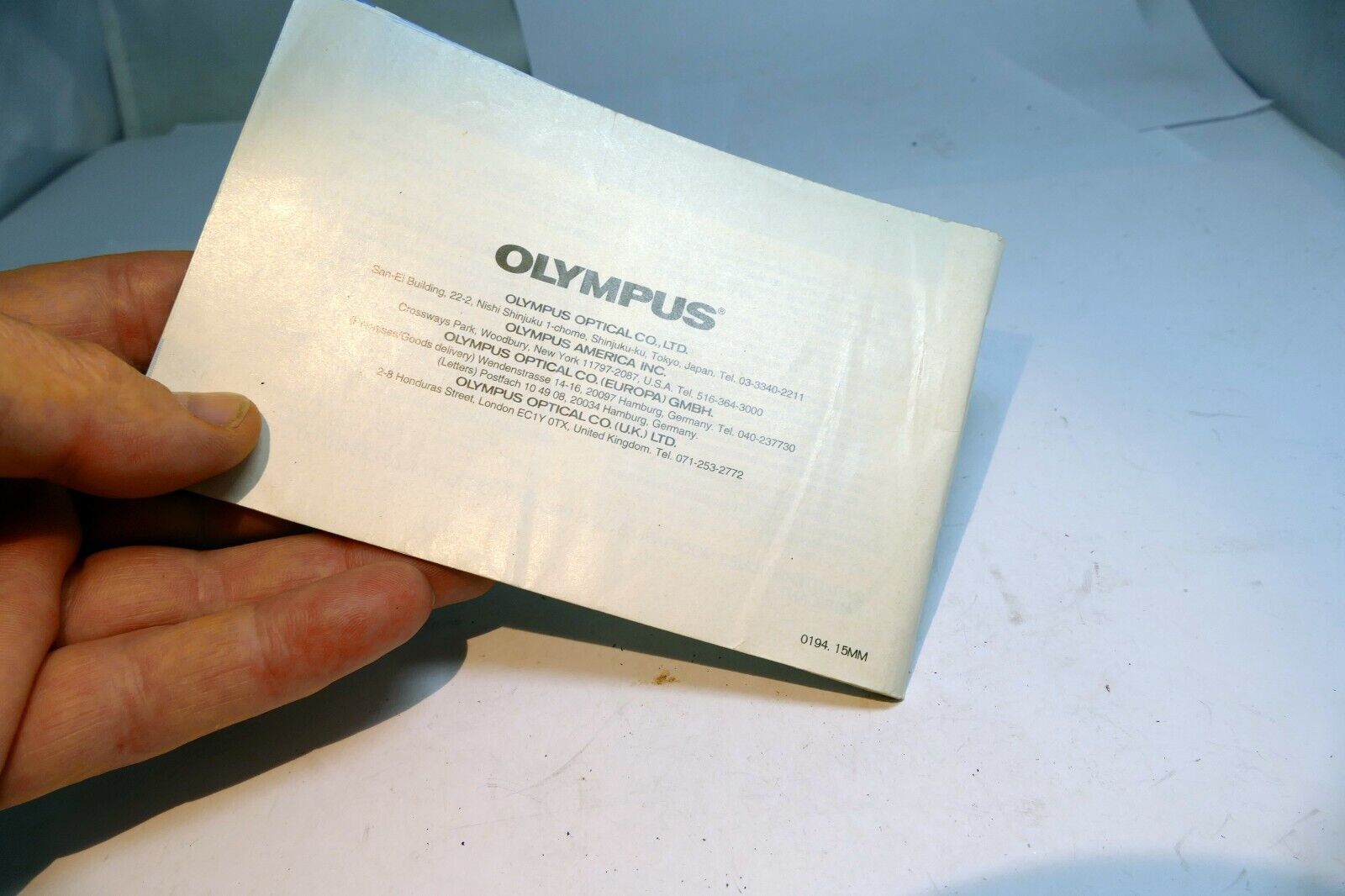 Olympus Super zoom 80 Wide Camera User's Manual Instruction Guide 2800 DLX