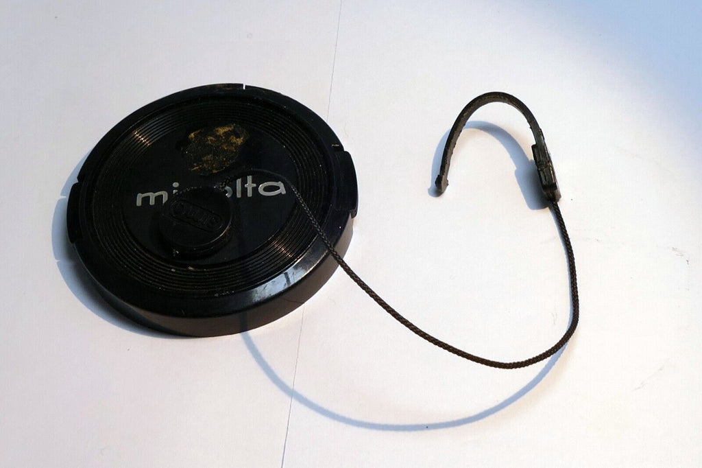 Minolta 55mm Lens Cap for 50mm f1.4 f1.7 Rokkor XG - damaged - EOM Genuine