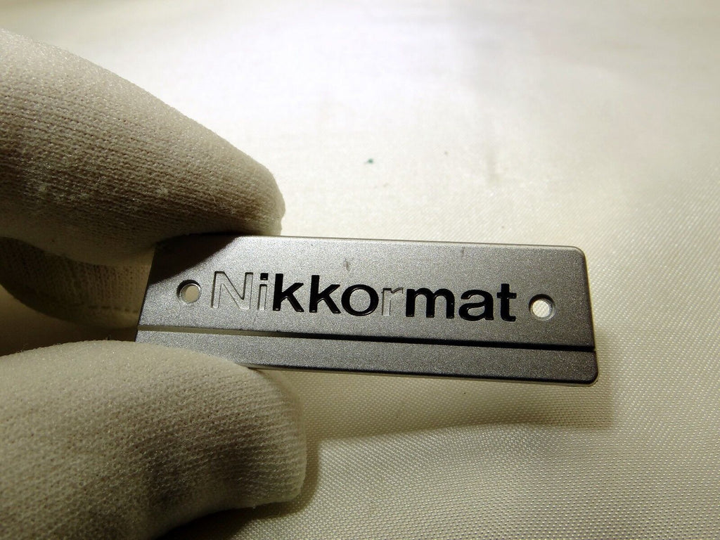 Nikon Nikkormat camera logo plate  decal only Parts