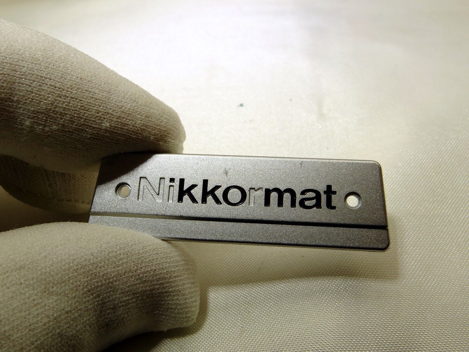 Nikon Nikkormat camera logo plate  decal only Parts
