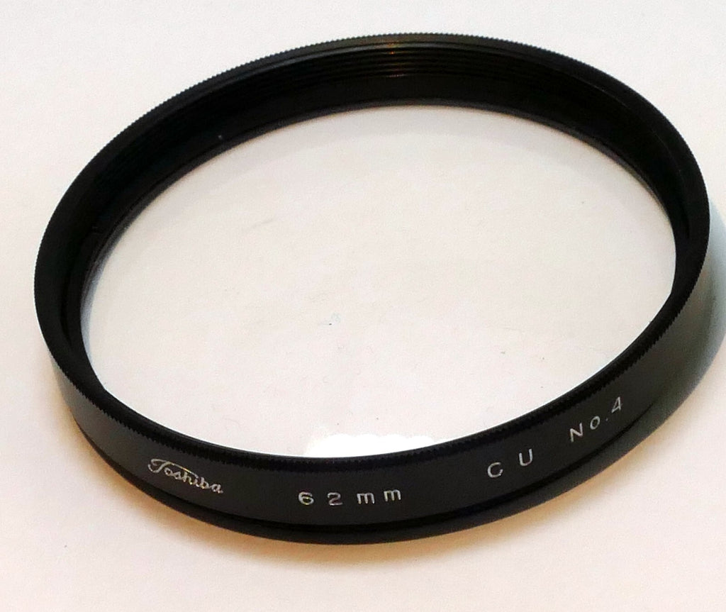 Toshiba 62mm Lens Filter CU No 4 Close-Up macro #4 1:1