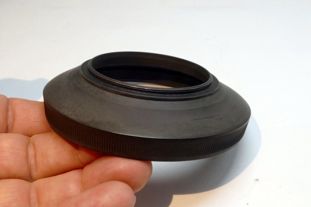 58mm Rubber Lens Hood Shade Single threaded collapsible wide angle