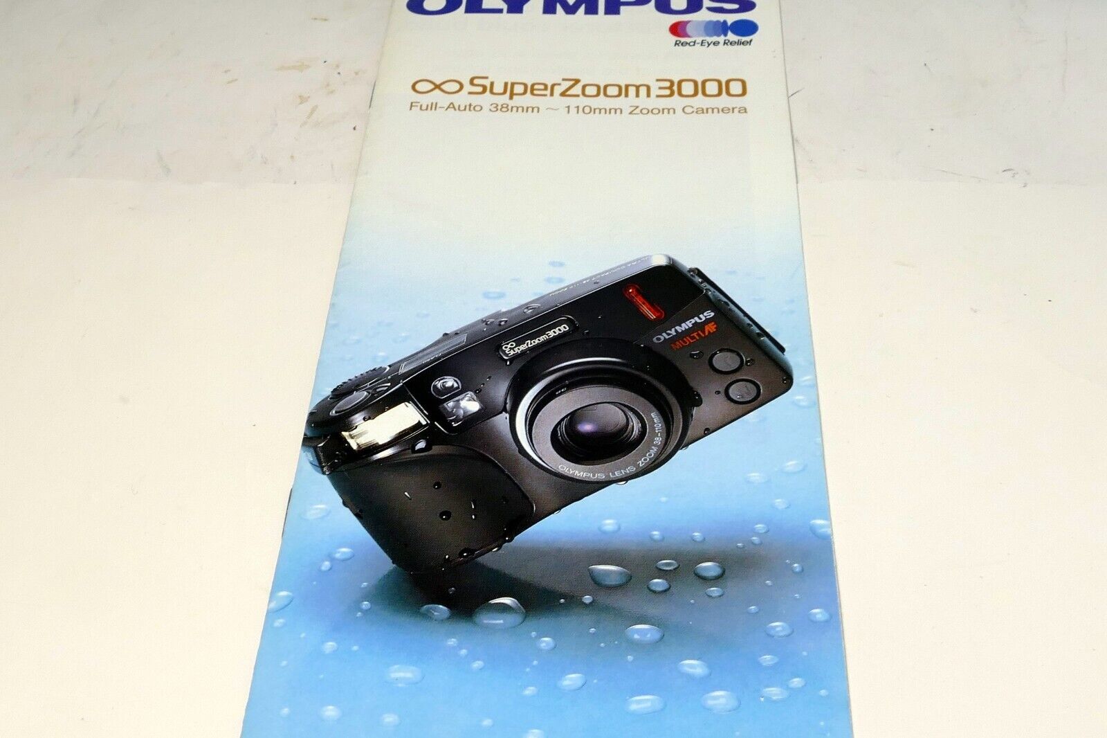 Olympus Infinity Super Zoom 3000 Camera 35mm Brochure 1993 advertisement add