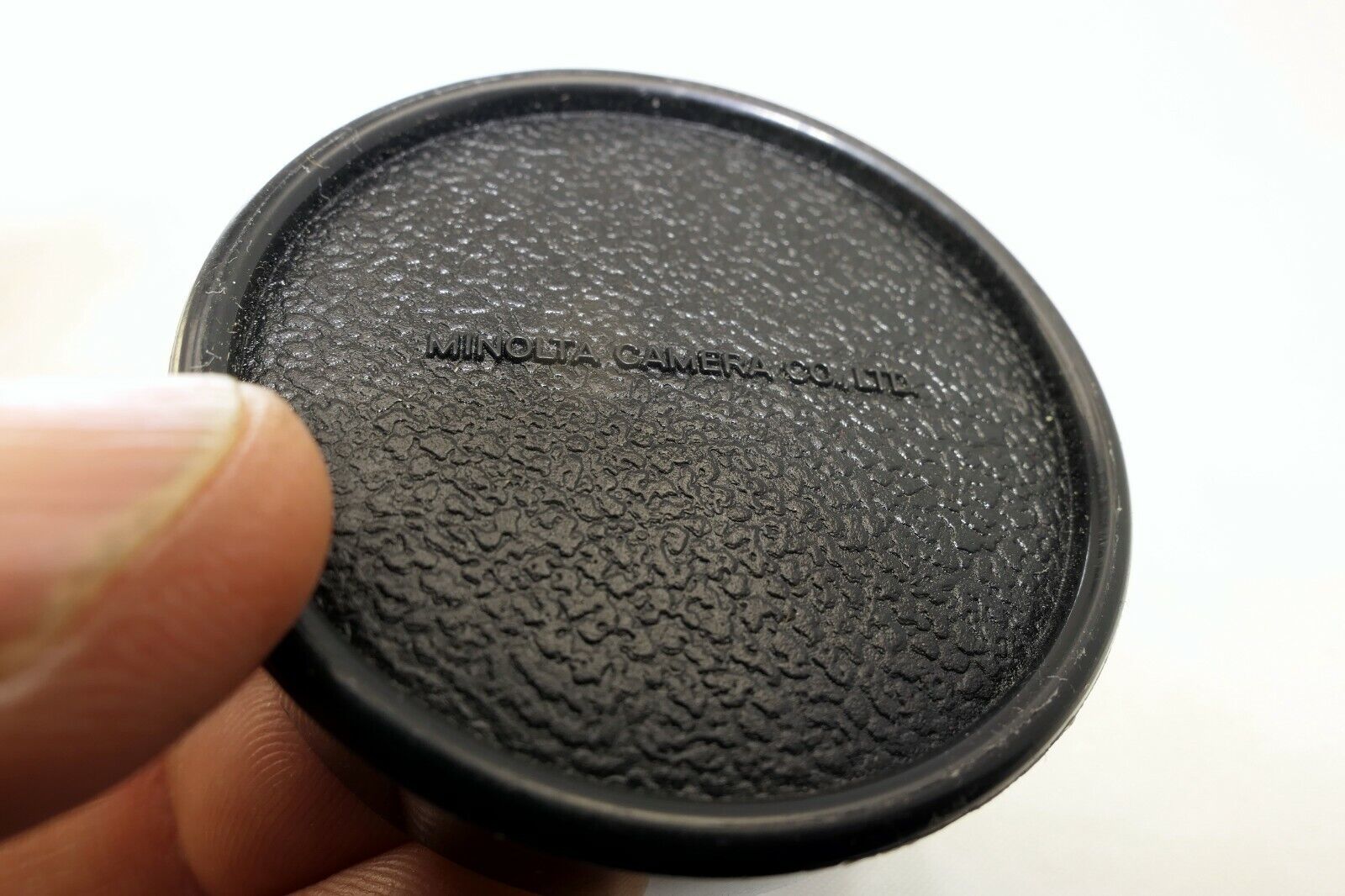 Minolta Camera Co LTD Slip on Rear Lens Cap Japan SR MC MD mount Genuine Vintage