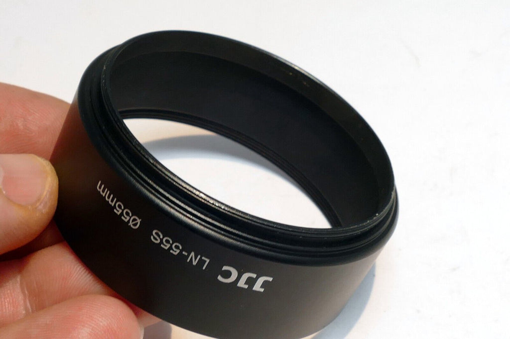 55mm OD Lens Hood Shade  threaded  Metal double threaded