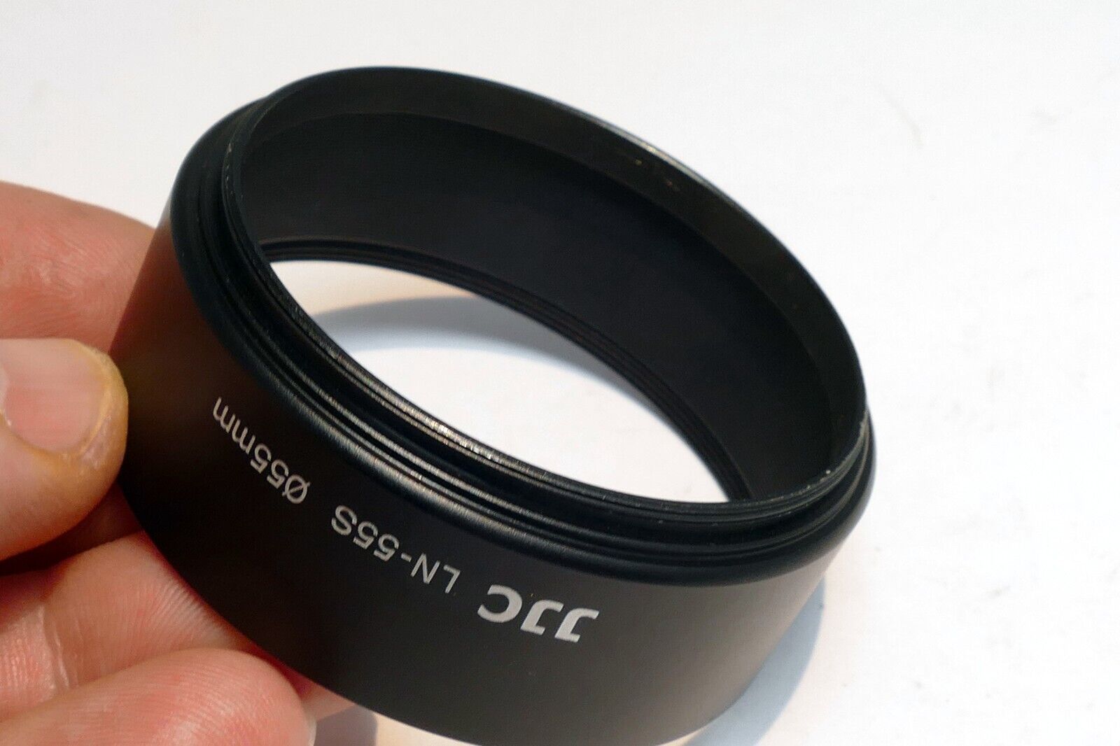 55mm OD Lens Hood Shade  threaded  Metal double threaded