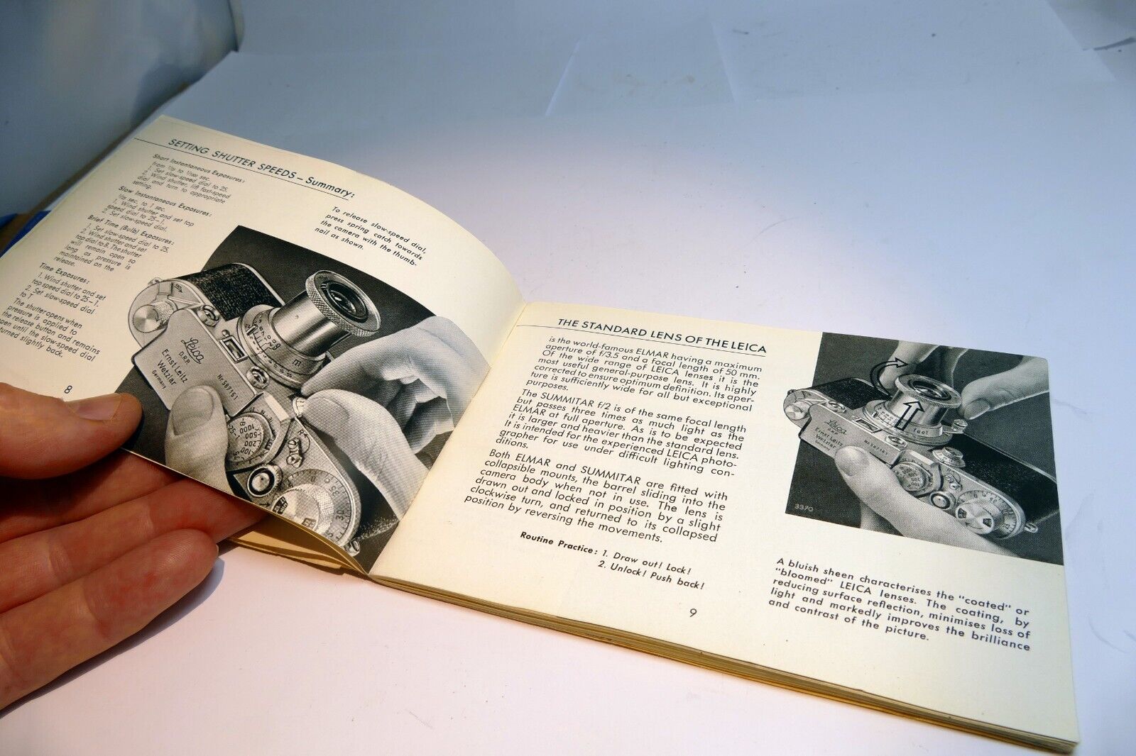 Leica IF IIF IIIF camera Manual Instruction Guide  Book  Germany OEM Genuine